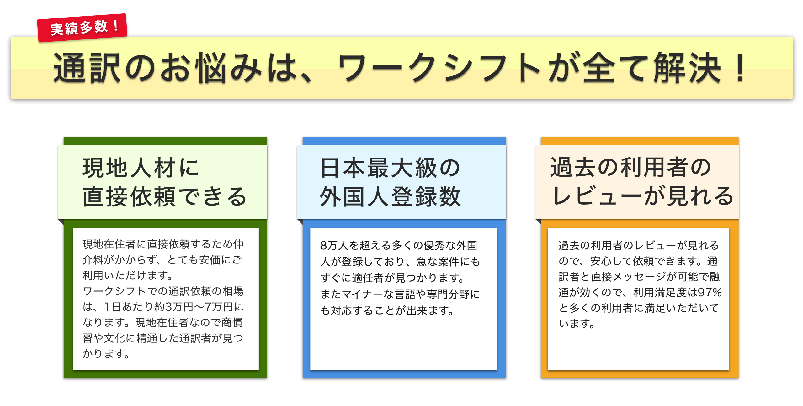3つのポイントで全て解決！